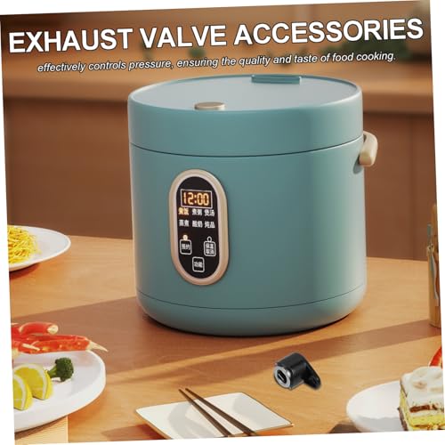 Válvula de escape para ollas a presión eléctricas - Accesorio de seguridad y liberación de vapor - Repuesto negro para ollas a presión miniatura 5