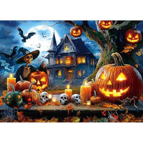 Halloween Ghost Magic Tree 1000 Piece Puzzles for Adults Clearance