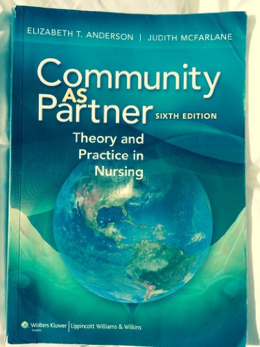 Community As Partner Theory and Practice in Nur... B0082OL7EO Book Cover