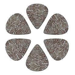 Old Brick Wall Lot de 6 médiators pour guitare acoustique, guitare électrique, basse, ukulélé – fins, moyens et épais. - Les Beatles, Paul McCartney, John Lennon, RIngo Starr, George Harrison Old Brick Wall Lot de 6 médiators pour guitare acoustique, guitare électrique, basse, ukulélé – fins, moyens et épais. – Image 4