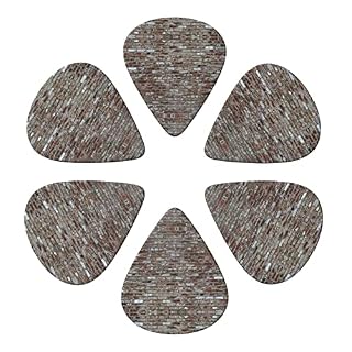 Old Brick Wall Lot de 6 médiators pour guitare acoustique, guitare électrique, basse, ukulélé – fins, moyens et épais. - Les Beatles, Paul McCartney, John Lennon, RIngo Starr, George Harrison Old Brick Wall Lot de 6 médiators pour guitare acoustique, guitare électrique, basse, ukulélé – fins, moyens et épais. – Image 4