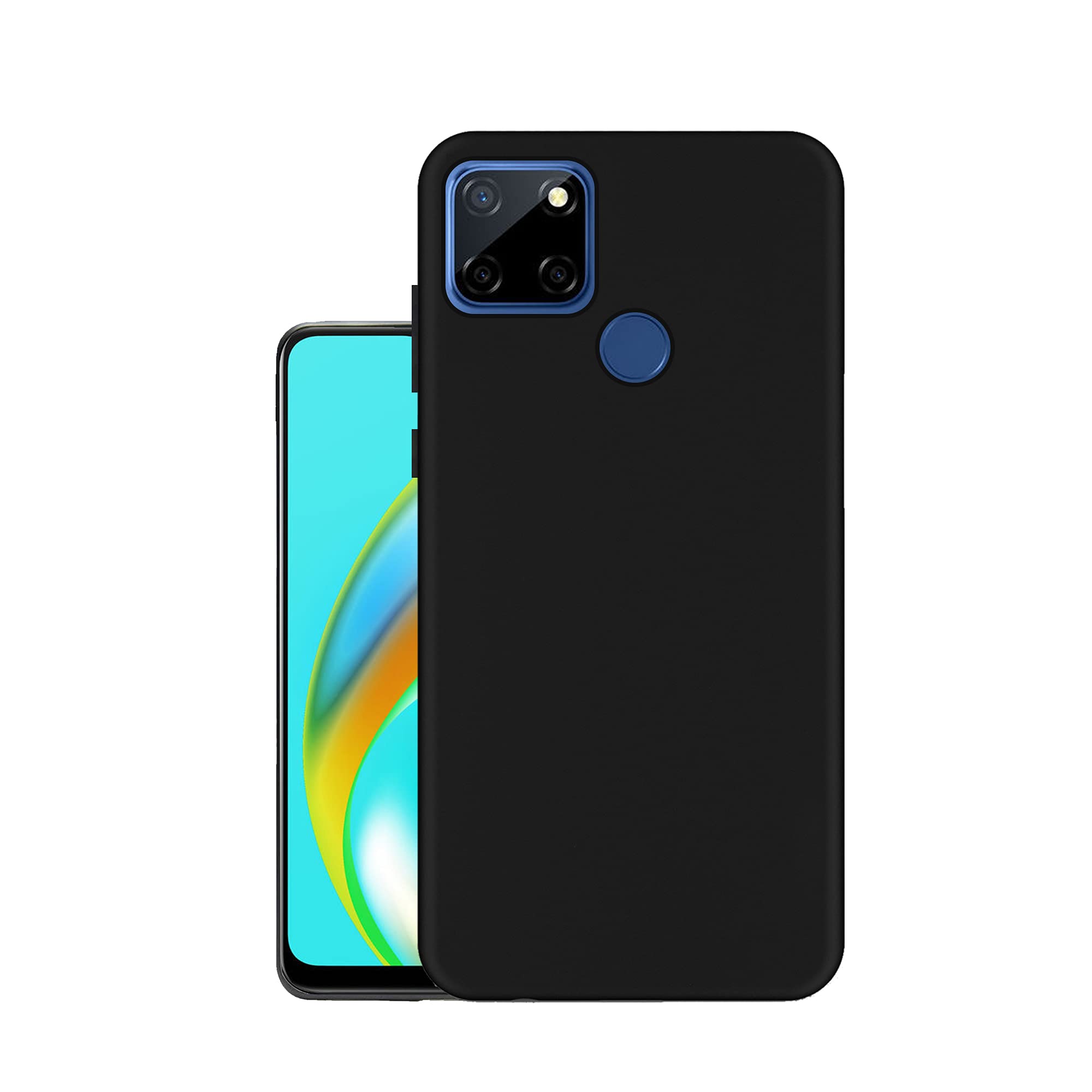 HELLO ZONE Exclusive Matte Finish Soft Back Case Cover for Realme C12/ Realme Narzo 20/Narzo 30A - Black (B08HKZ5L8R) Amazon Price History, Amazon Price Tracker