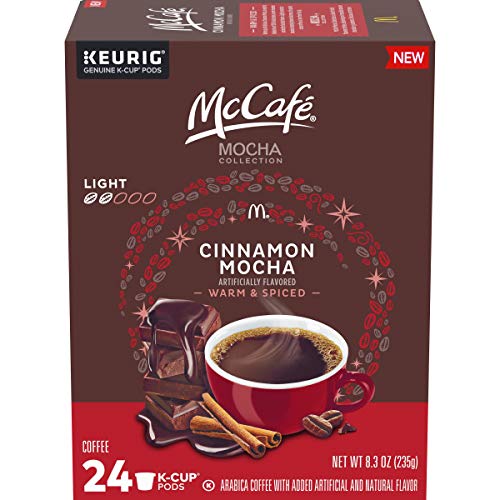 McCafÃ© Mocha Collection Cinnamon Mocha Light Roast K-Cup Coffee Pods (24 Pods)