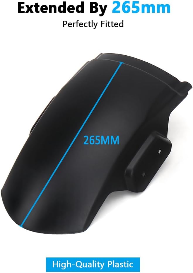 Motorcycle Front Fender Extension Wheel Cover ABS Mudguard Extender Mud Guard Kit Extended by 265mm Fits for Pan America 1250/1250 Special 2021-2024