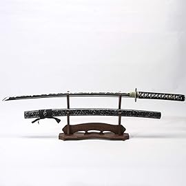 Eroton-1045/1060 high Carbon Cold Steel Heat Tempered Full Handmade Hand Forged Japanese Real Authentic Samurai Katana Sword,Full Tang,Functional,Practical,