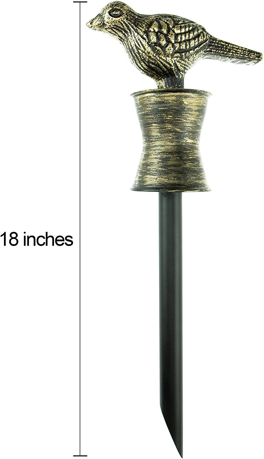 Clever Garden Heavy Duty Decorative Hose Guide - Sparrow, 1 Pack