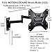 Master Mounts 2322L-2 Portable Travel RV Mount Locking Articulating Arm Allows 1 TV to be Used in 2 Locations, Fits up to 50
