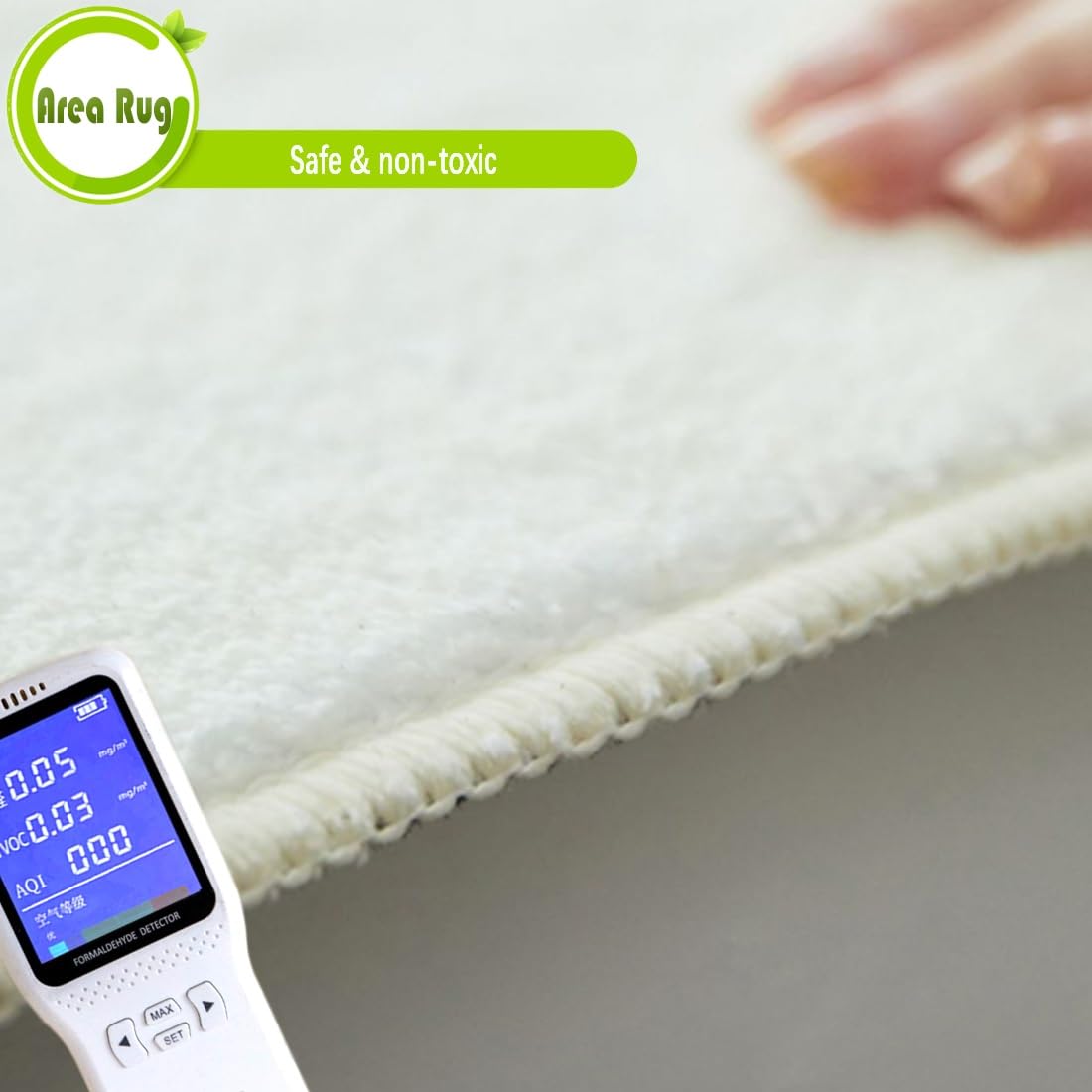 Tapis Beige De Forme Irrégulière, Épais, Doux, en Fausse Laine, Lavable, pour Salon, Chambre À Coucher, Salle De Bain, Tapis De Sol, Adapté Aux Animaux Domestiques(Beige A,100cmX160cm)