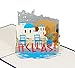 Produktbild 3D KARTE "Griechenland" I Pop-Up Karte als Reisegutschein I Klappkarte als Andenken oder Geldgeschenk