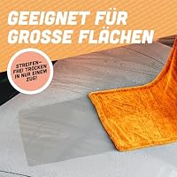 Nuke Guys Gamma Dryer XXL | Ultra saugstarkes Trockentuch 1400 GSM orange 50x80cm | Fusselfrei, abgerundete sanfte Fasern, kratzerfrei, extra groß | Premium Mikrofasertuch für Auto Motorrad Fahrrad – Ansicht 5