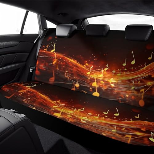 Funda de asiento de coche duradera y resistente a los arañazos con diseño de llama 6