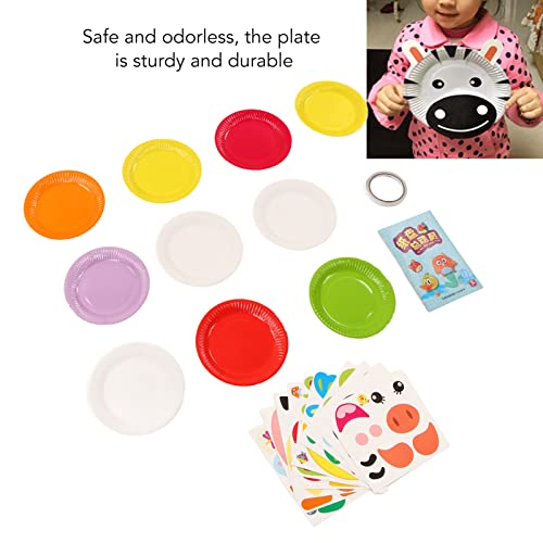 Adesivos de Prato de Papel, Adesivos de Prato de Papel 3D Desenvolvem Pensamento Lógico para Anivers