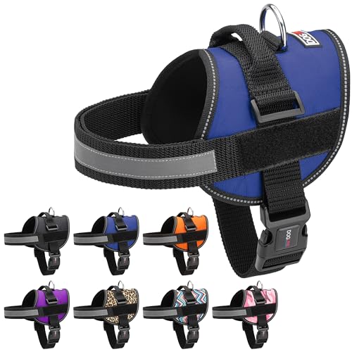 Dogline Dog Harness, Reflective No-Pull Adjustable Vest with Handle for Walking, Training...