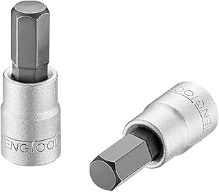 Teng Tools 7MM 1/4 Inch Drive Metric Hex Chrome Vanadium Socket - M141507-C