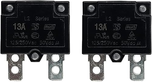 LinkePow 2 unids 13A relé de reinicio automático fusible Therma interruptor disyuntor protector de sobrecarga de corriente niños paseo en coche