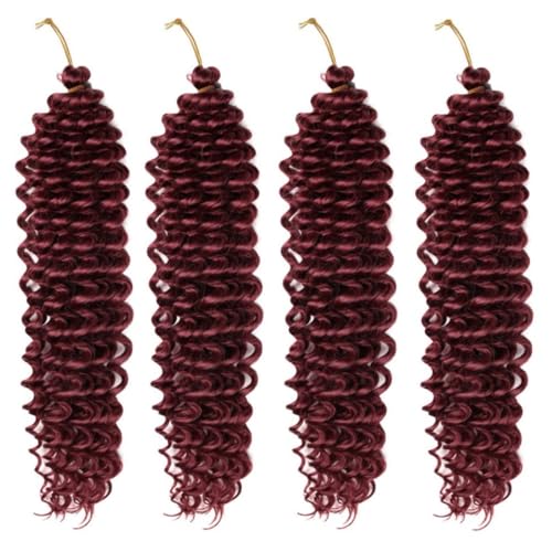 IFLY �E�B�b�O �u���C�Y �G�N�X�e �E�F�[�u 50cm 4�{�Z�b�g �����O �J�[�� �҂ݍ��� �O�҂� ���L�΂� �{�����[���A�b�v �I�V���� �ϔM (���b�hBURG)