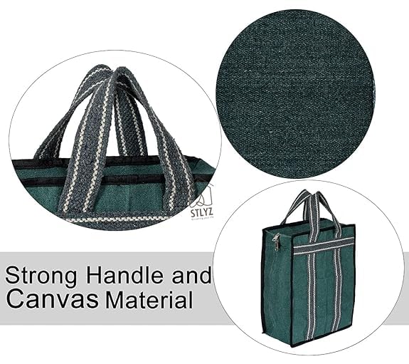 Image of Cash Bag with Zipper & Extra Compartment | Money Collection, Jewellery & Document Organizer Bag | Secure Storage Pouch for Cash, Cheques, Receipts & Valuables,12x5.5x16 Inch