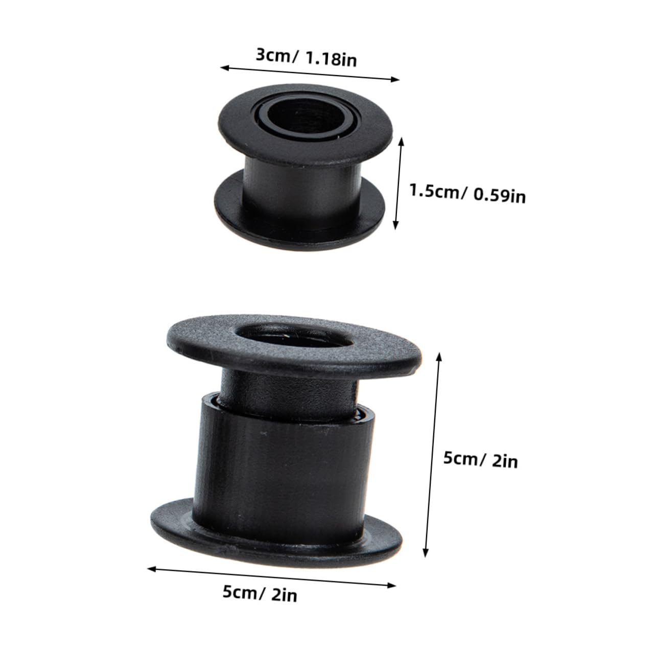 KOMBIUDA 6Pairs Rod Bearings for Foosball Tables Male Female Bushings Durable Table Football Accessories for Smooth Gameplay and Easy Installation