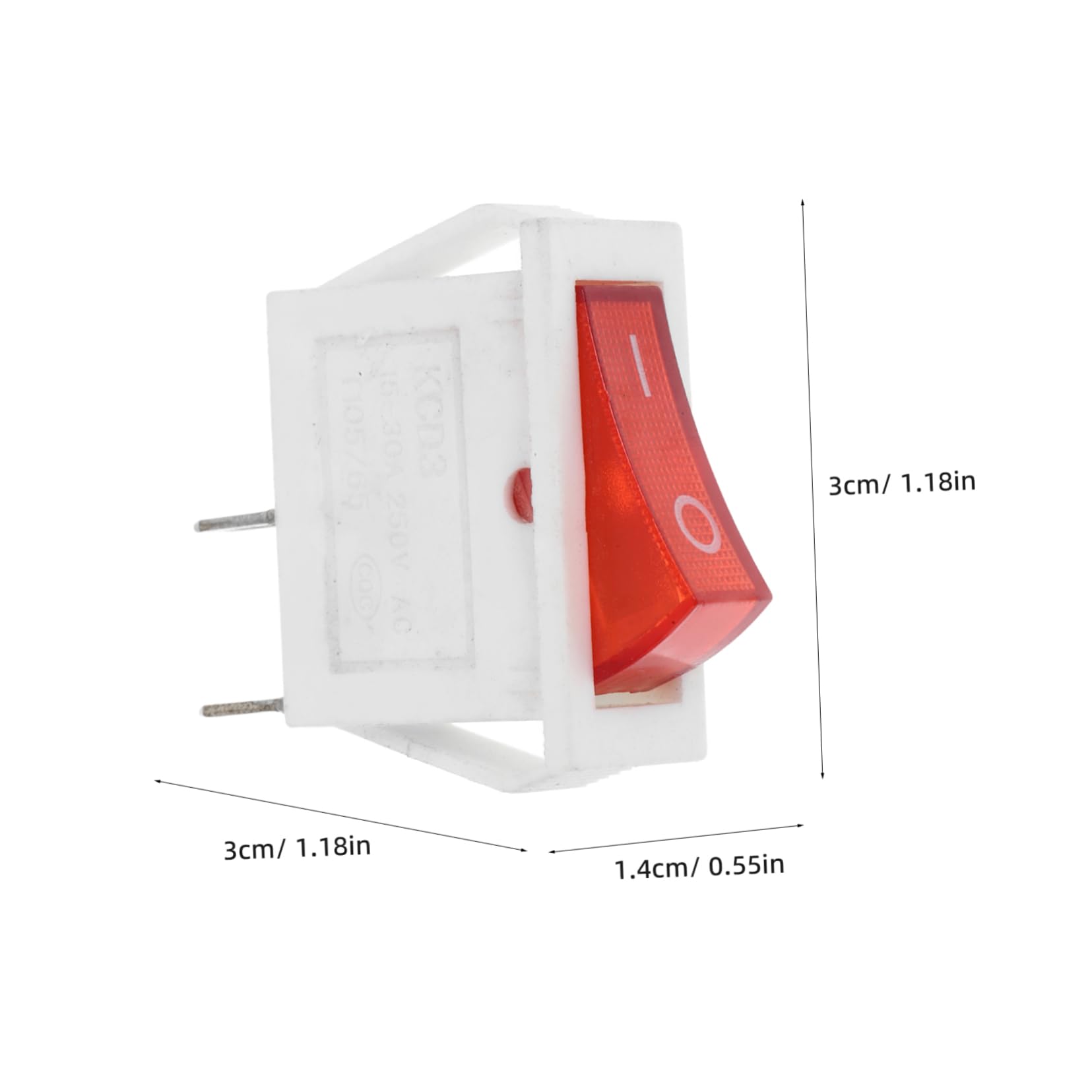 Tofficu Boat Shaped Toggle Switch for Water Dispenser Heavy Duty Replacement Switch Home Appliance Control