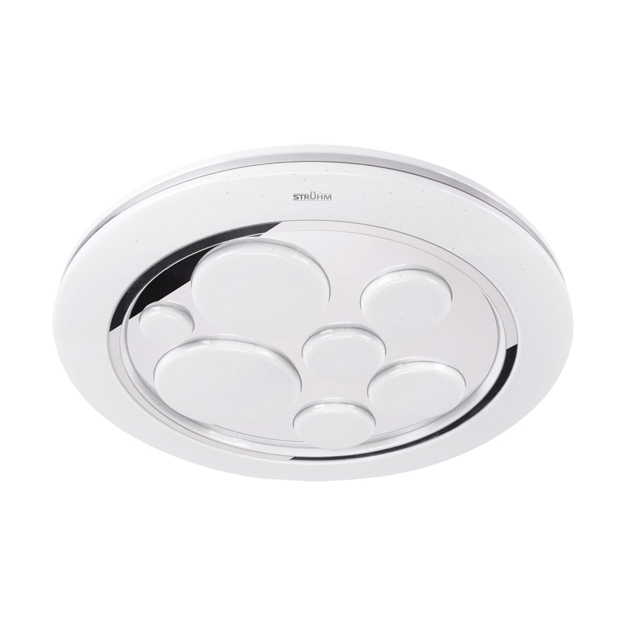 Licht-Erlebnisse LED Deckenleuchte Badezimmer dimmbar IP44 rund Ø 49 cm Farbwechsel max. 6050 lm Weiß Deckenlampe Badlampe Decke