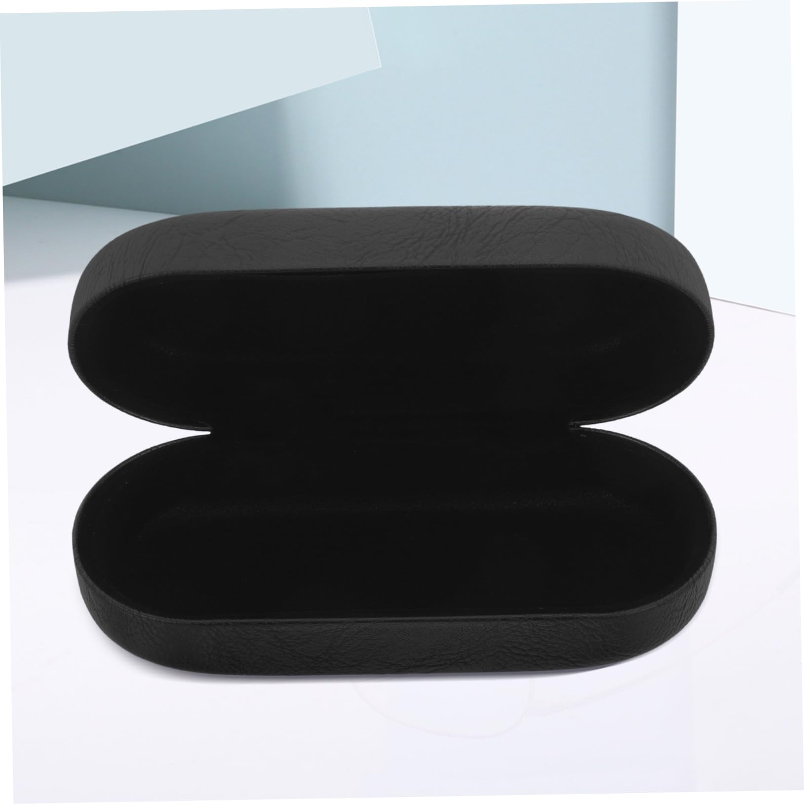 Beavorty estuche para gafas de sol conformado duro casos estuche de almacenamiento de gafas de sol estuche rígido para gafas de sol para mujer hoja de hierro Black