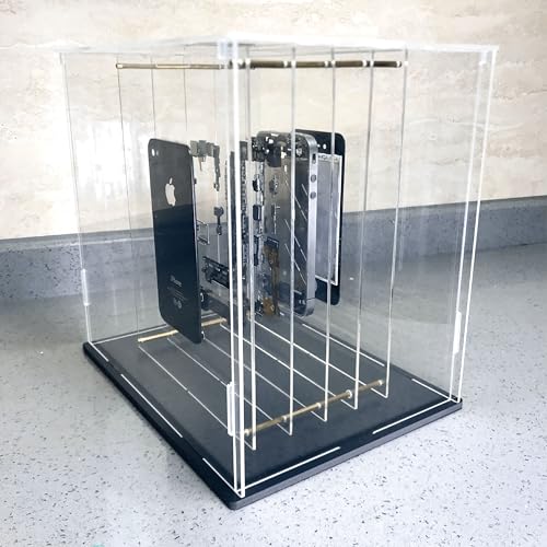 Disassembled iPhone Art | iPhone Teardown | Multi-LayerDeconstructed iPhone | Unique Phone Gifts | Office Desk Decor | Exploded View Phone