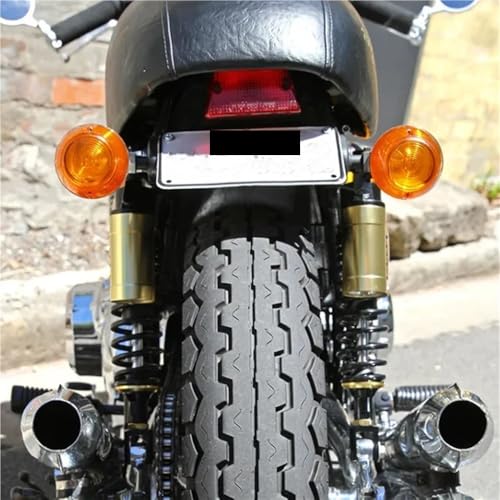 Luces intermitentes ámbar y parada 12V para moto XL100 CM400 CB450 7