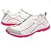ALEADER Women's Mesh Slip On Water Shoes White 9 D(M) US