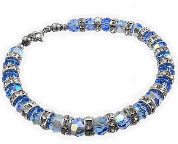 Bracelet saphir et argent 925 ARANDE une idée cadeau mémorable avec son certificat d'authenticité
