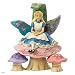 Jim Shore for Enesco Disney Traditions Alice on Mushroom Figurine, 6.5-Inch
