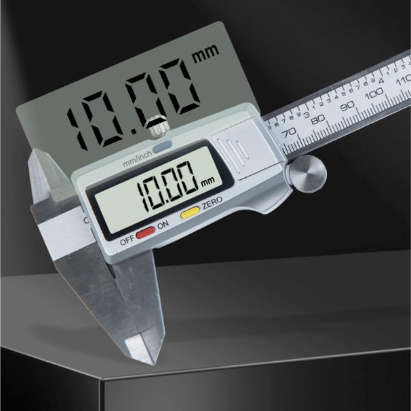 Rangefinder Caliper Industrial Measuring Tool | Stainless Steel Digital Caliper with 0-150 Range High Precision