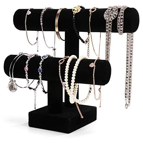 ShellKingdom 2 Tier Jewelry Holder Cover