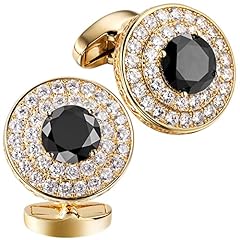 C- Black Crystal & Round Gold