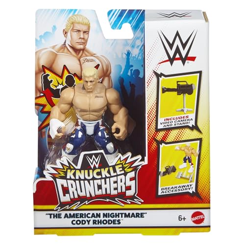 WWE Cody Rhodes (with Video Camera) Knuckle Crunchers 8