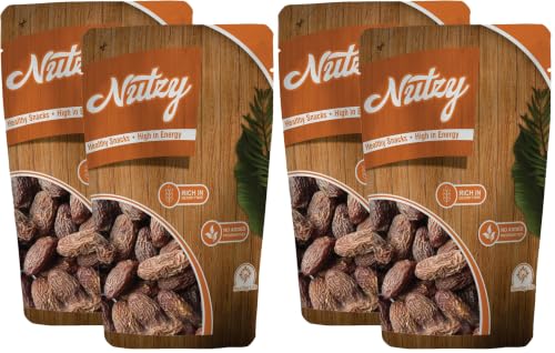 Image of Nutzy Dried Fruits Nuts And Seeds (Dried Lal Chuara /Dry Red Dates) - 500 Gm (Pack of 2)