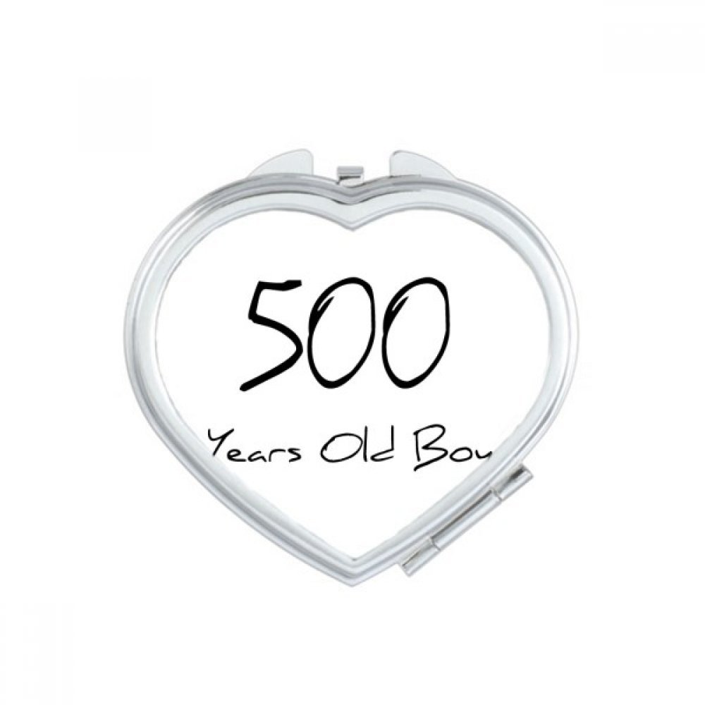 Miroir de Maquillage Compact Coeur Idéal pour Vos Retouches en Voyage