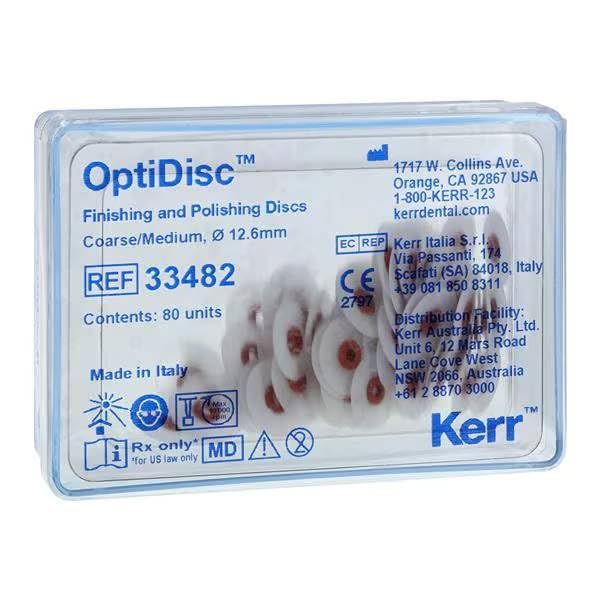 Axis Dental 33482 NTI OptiDisc Finishing & Polishing Discs 12.6mm Coarse/Medium 80/Pk