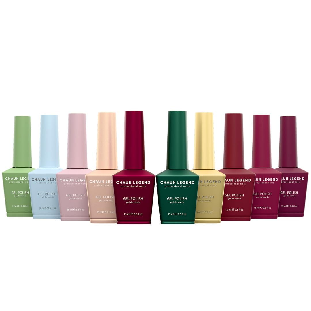 Chaun Legend UV LED Gel Nail Polish 0 5 Ounce Long Lasting Bubble Free Quick Dry High Shine