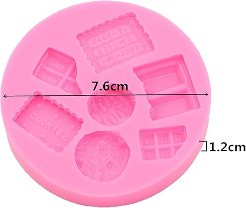 Miniatura 5 de Lindo juego de moldes de silicona para galletas de caramelo, herramientas de manualidades, proyectos de fondant epoxi, decoración de pasteles,