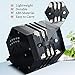 Concertinas，20 Buttons Accordion For Adults Professional Accordion for Beginners, Adjustable Hand Strap, Musical Instrument Accessories With Carrying Bag, Harmonica,Wipe Cloth (black)