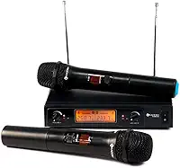 Microfone Sem Fio Duplo Kadosh KDSW-302M