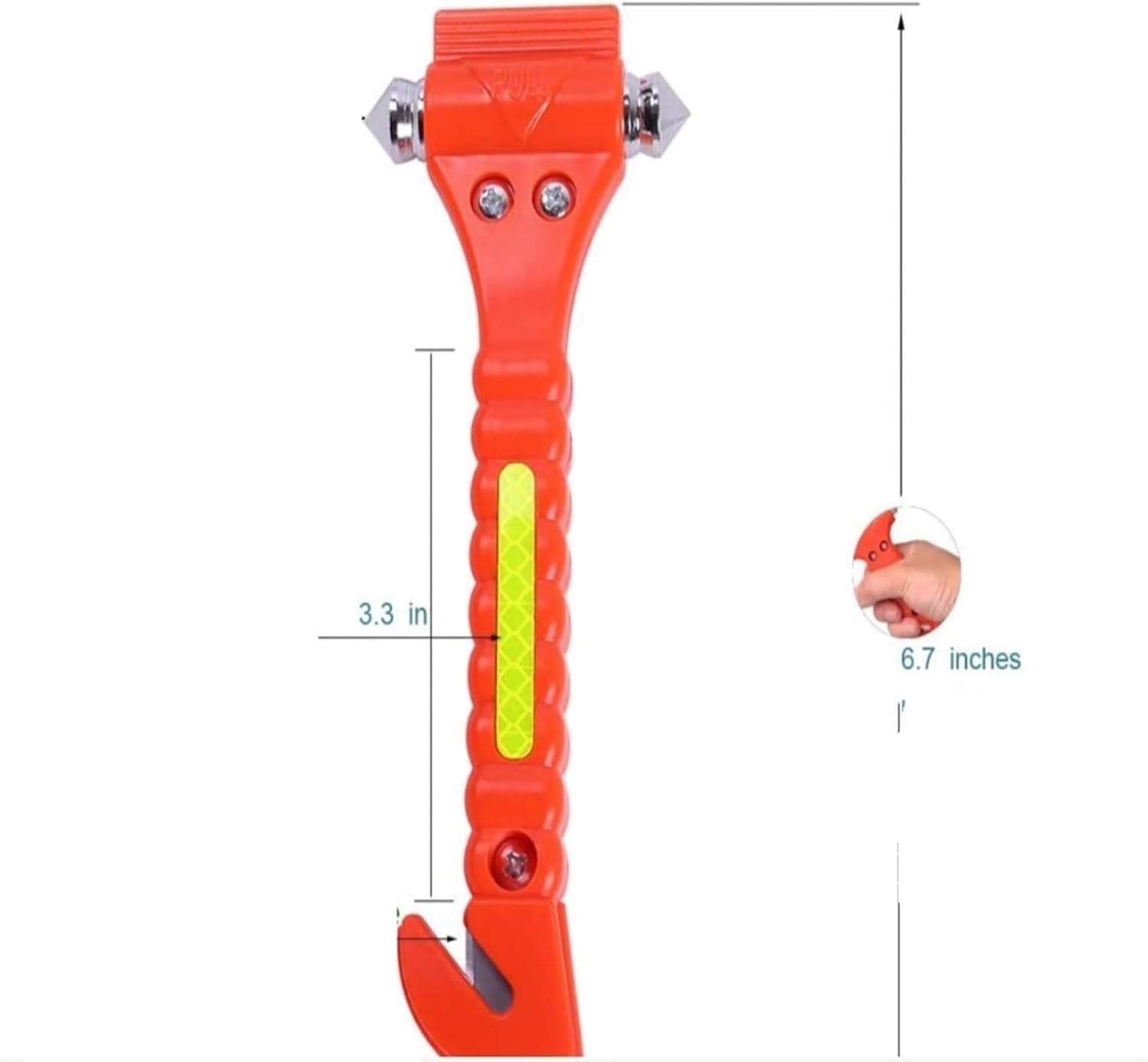 INLIMA Hammer Emergency Escape Tool for car Safety Hammer with car Window Glass and seat Belt Cutter