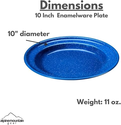 image for Alpine Mountain Gear Enamelware for Camping and Backpacking - Camping 