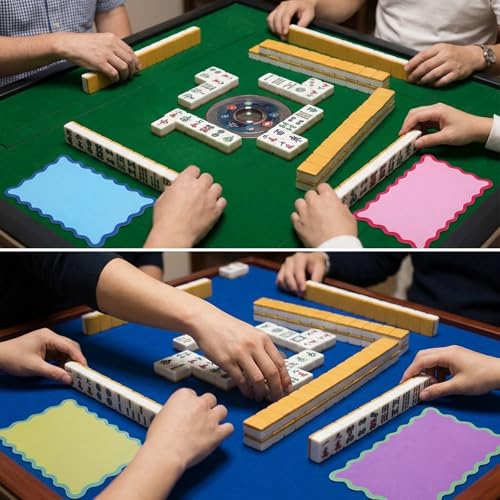 4 Piezas Barajas Mezcladoras para Mahjong Coloridas miniatura 7