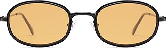 Retro Oval Sunglasses for Women Men Trendy Large Round Y2k Sunnies AP3681