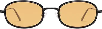Retro Oval Sunglasses for Women Men Trendy Large Round Y2k Sunnies AP3681