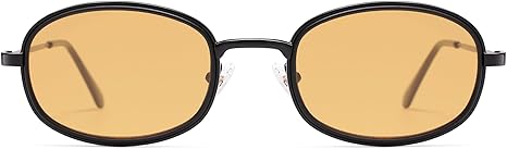 Retro Oval Sunglasses for Women Men Trendy Large Round Y2k Sunnies AP3681