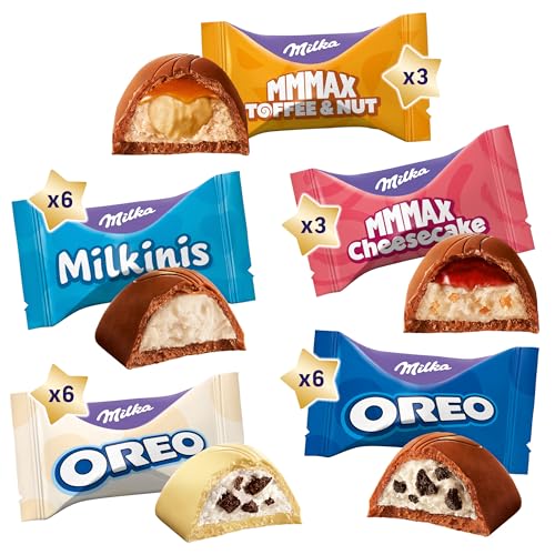 Milka Favourites Adventskalender, Mit Pralinen in 5 Sorten, 206 g – Ansicht 2