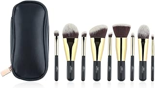 Juego de 9 brochas de maquillaje suaves para ...