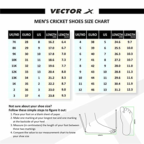 Vector X Blaster-22 Yards Cricket-Schuhe für Herren | Weiß-Grün | für Jungen und Männer | 4 UK 5 US 38 EU | Verschluss: Schnürung | Leichte Außensohle